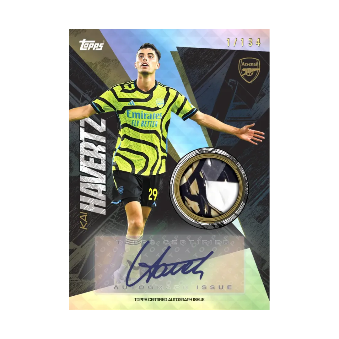 Carta Collezionabile di Kai Havertz del Team Set Arsenal per Topps