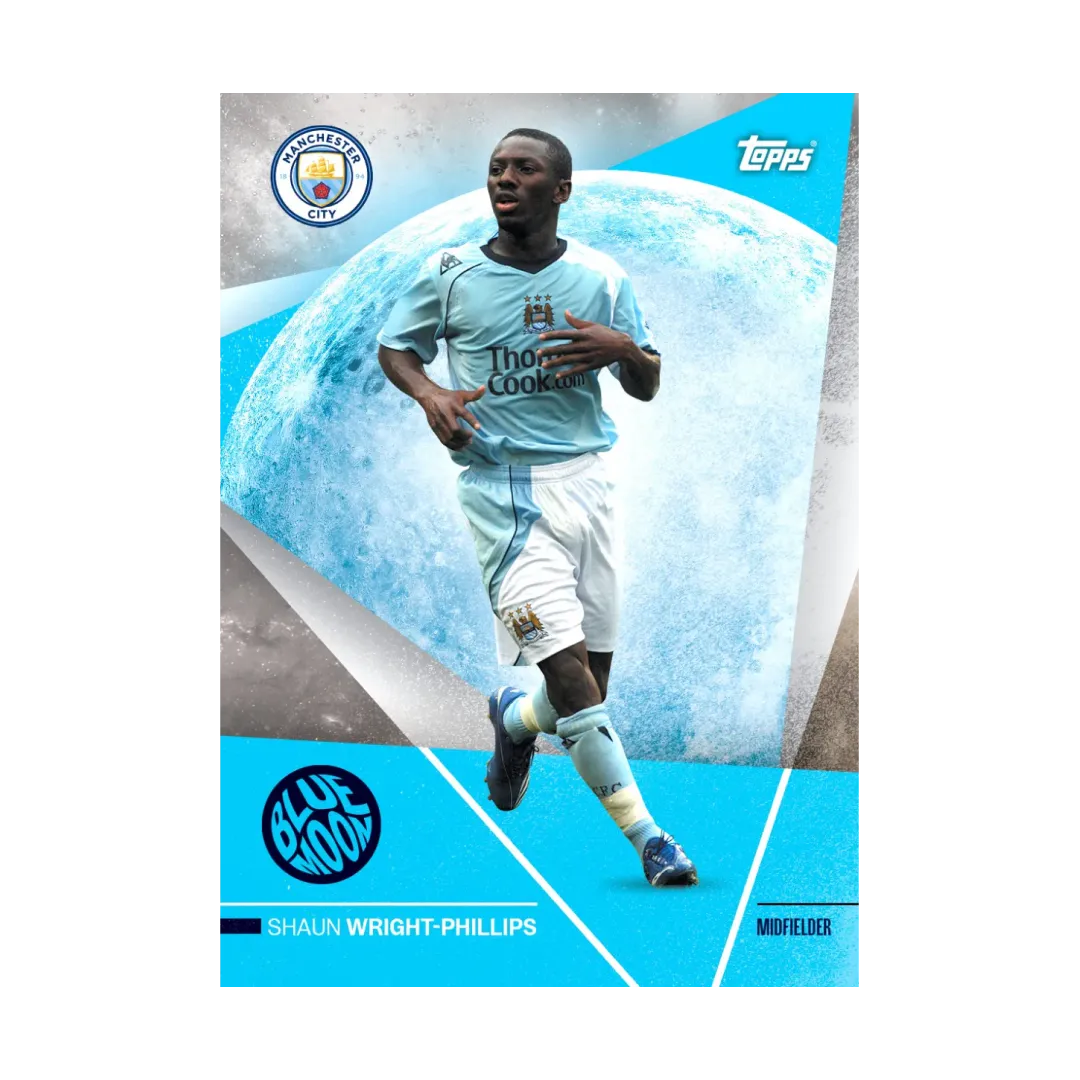 Carta Collezionabile di Shaun Wright-Phillips del Team Set Manchester City per Topps