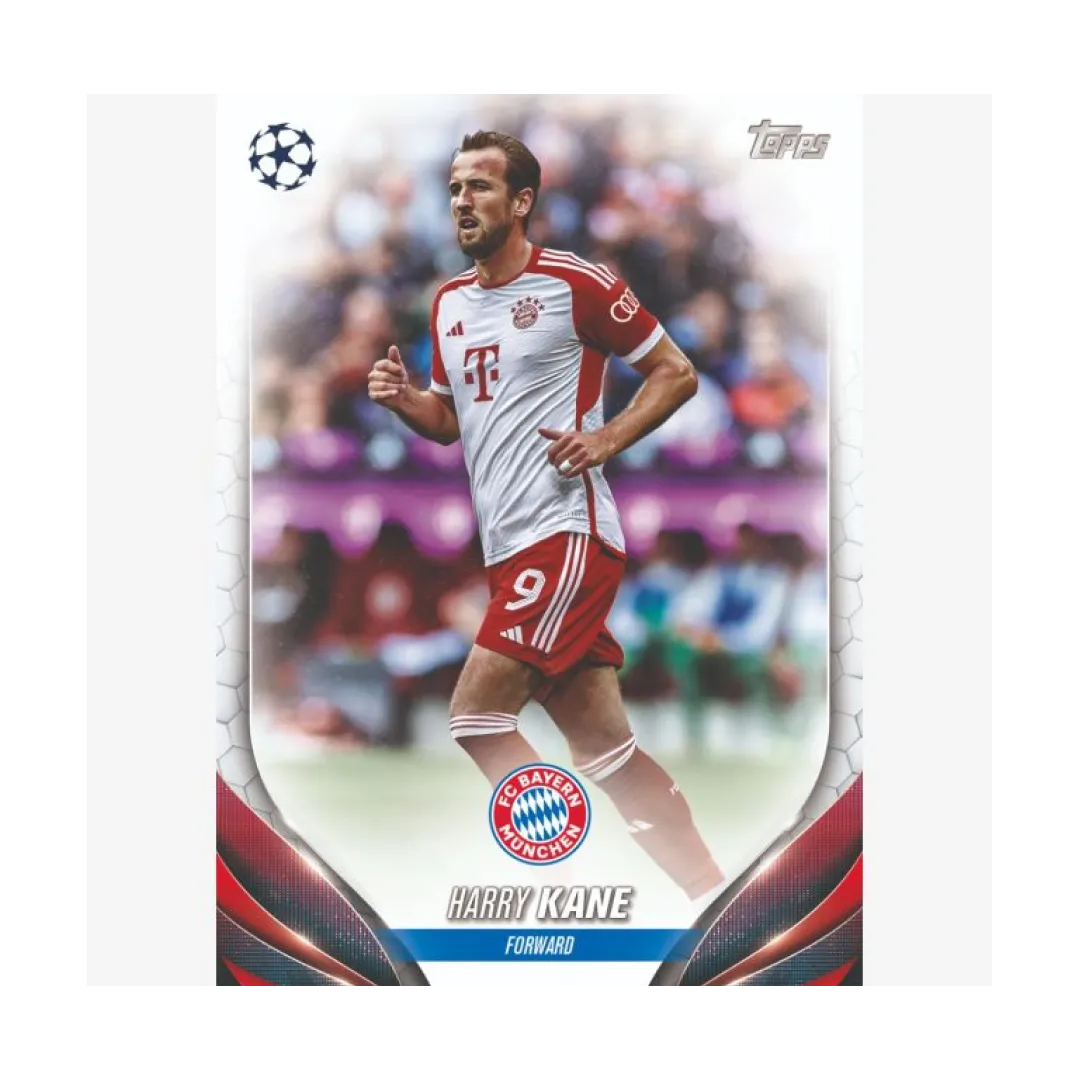 Carta Collezionabile di Harry Kayne della Uefa Club Competition Flagship per Topps