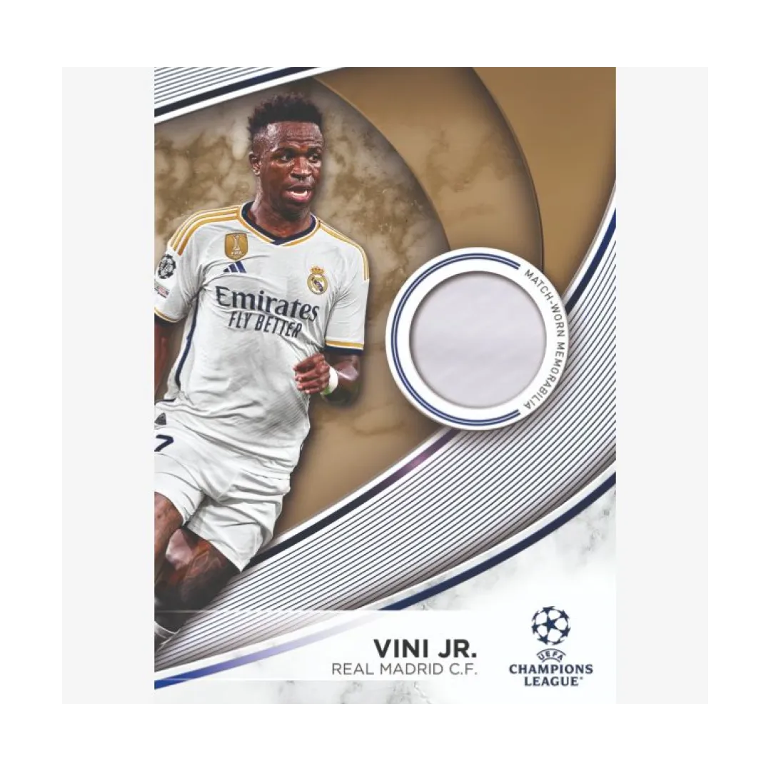 Carta Collezionabile di Vini Jr. della Uefa Club Competition Flagship per Topps