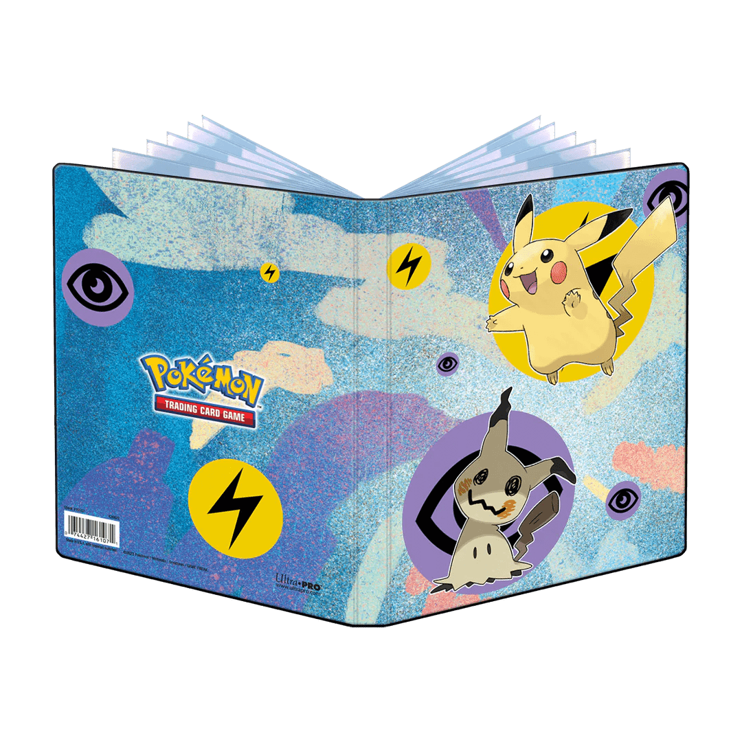 Album Ultra Pro 4 Tasche Pokemon Pikachu e Mimikyu