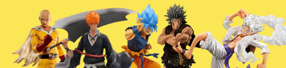 action figures one piece one punch man dragon ball hunter x hunter