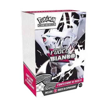 Pokémon Fuoco Bianco Bundle 6 Buste espansione edizione italiana con Reshiram-ex BWR