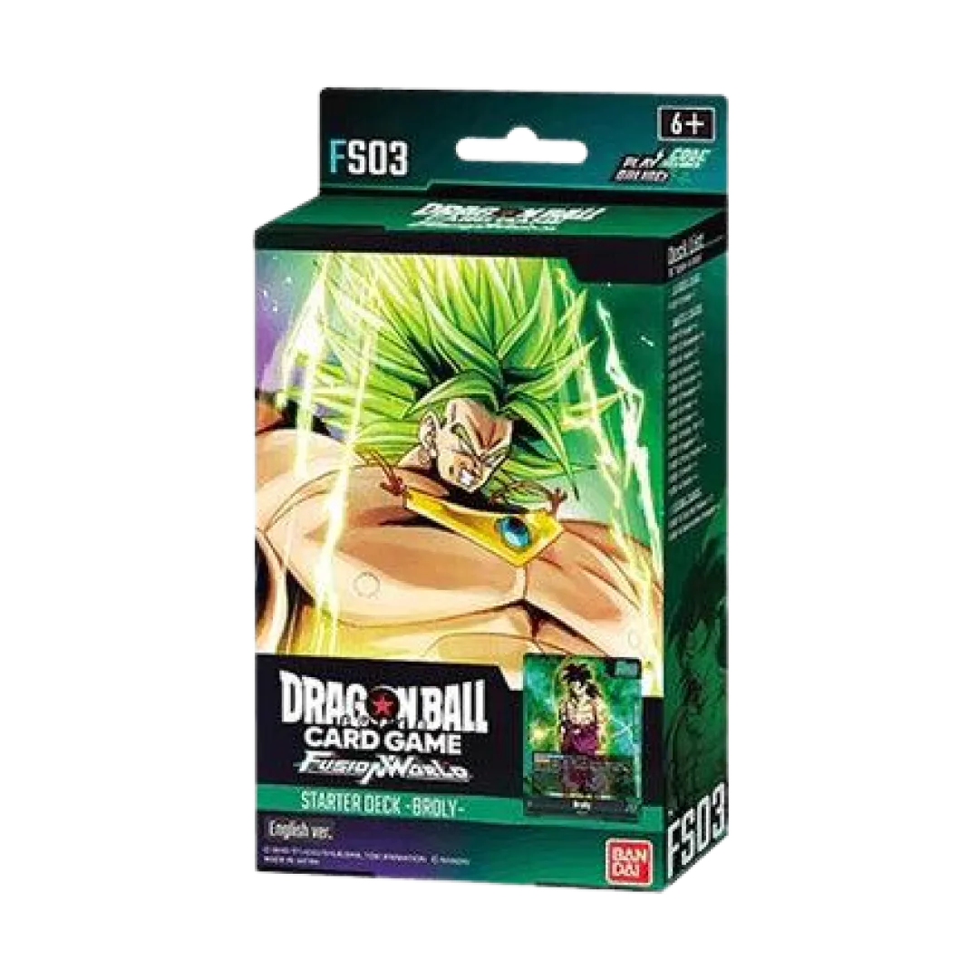 Starter Deck FS03 Broly di Dragon ball Super Card game Fusion Wolrd