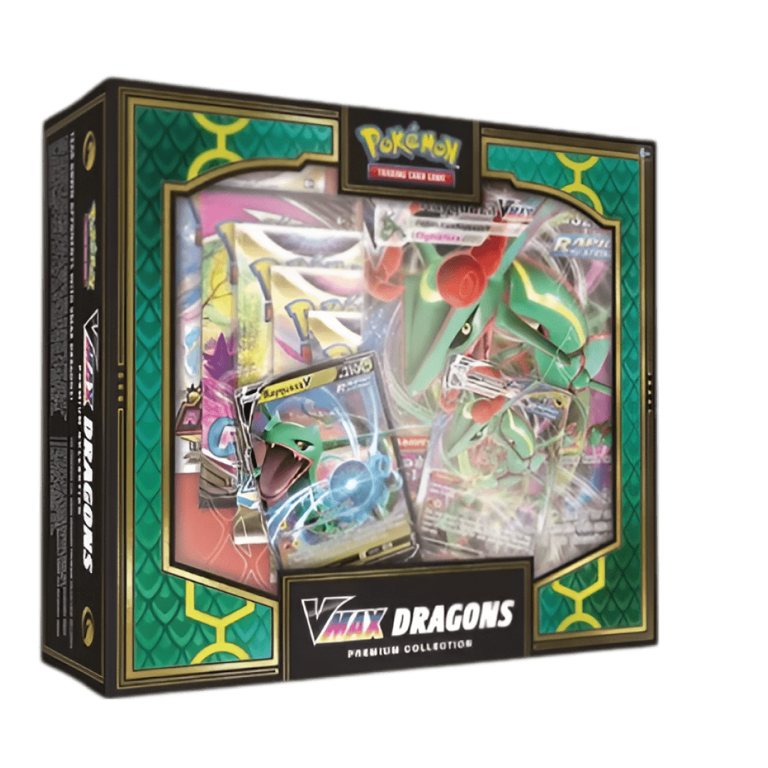 VMAX Dragons Premium Collection Rayquaza e Duraludon