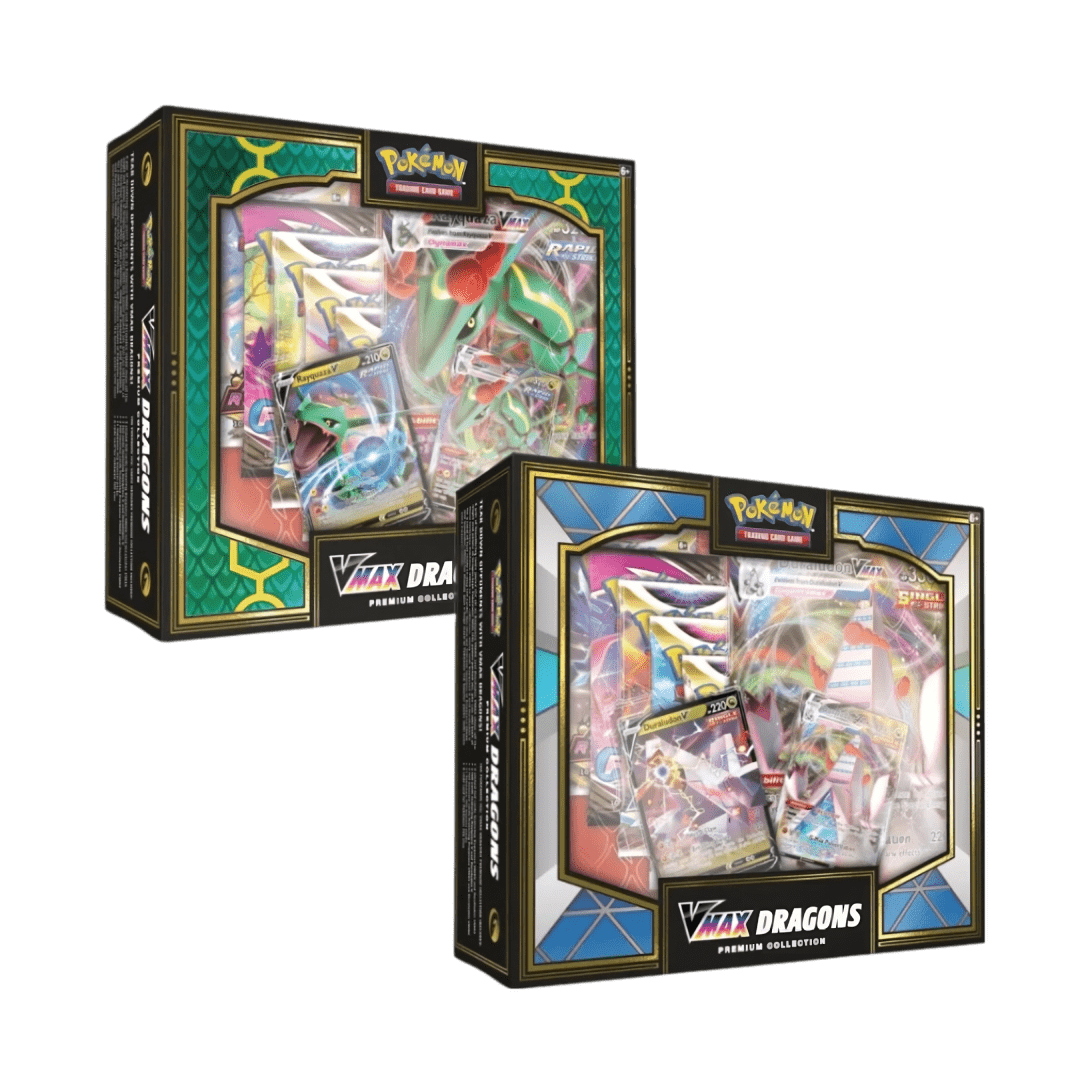 VMAX Dragons Premium Collection Rayquaza e Duraludon