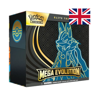 Pokémon Mega Evolution Elite Trainer Box featuring Lucario