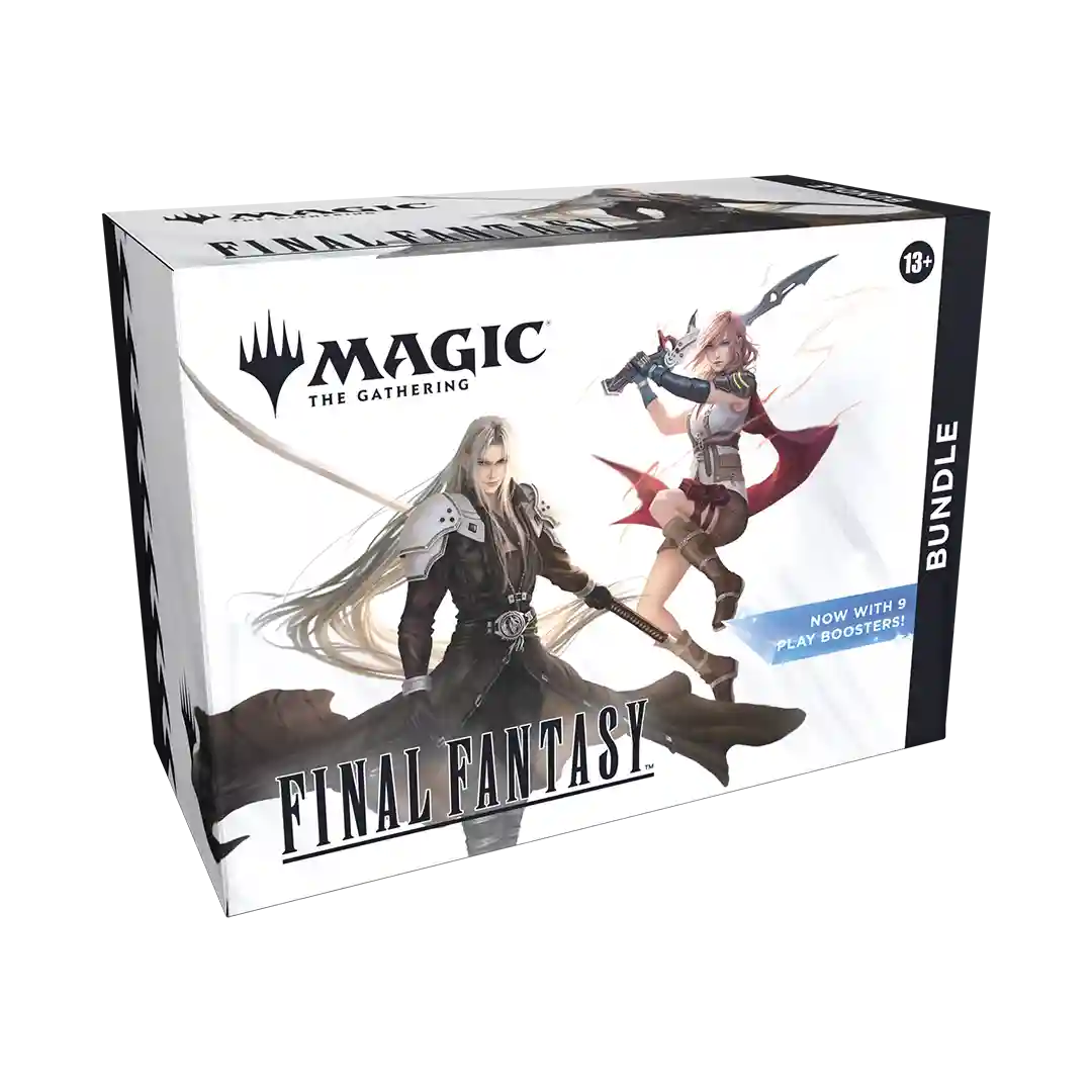 Final Fantasy - Bundle di Magic: The Gathering. Include 9 Play Booster e carte promozionali esclusive per collezionisti.
