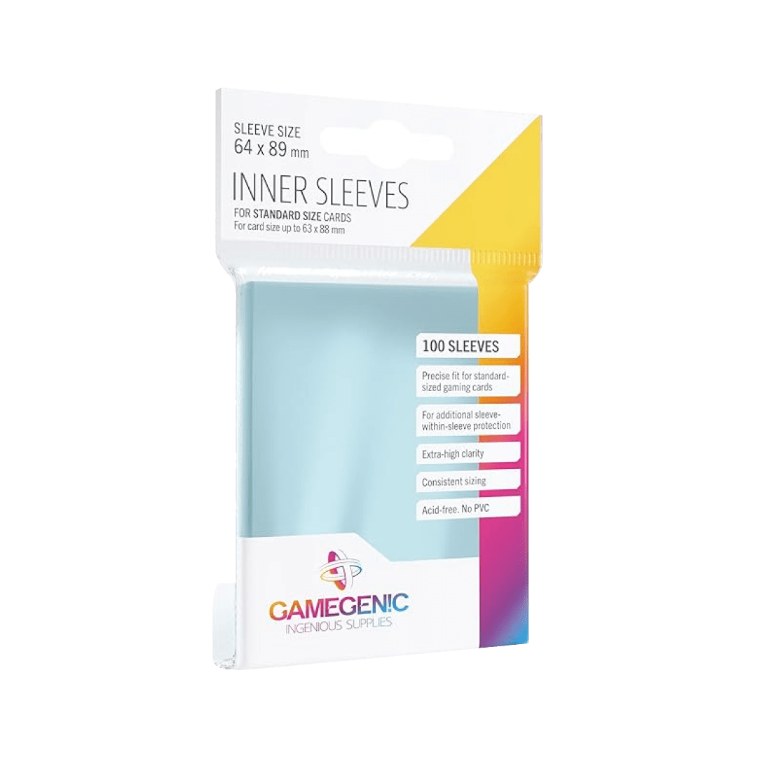Standard Inner Sleeves Clear (100 Bustine) Gamegenic - Otakura.com
