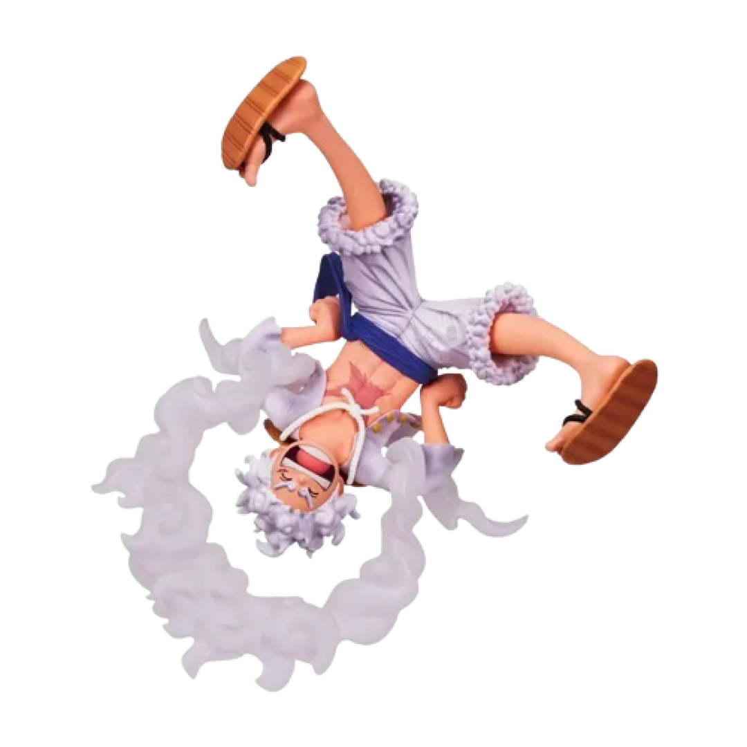 action figure di Monkey D. Luffy Gear nella trasformazione Gear 5