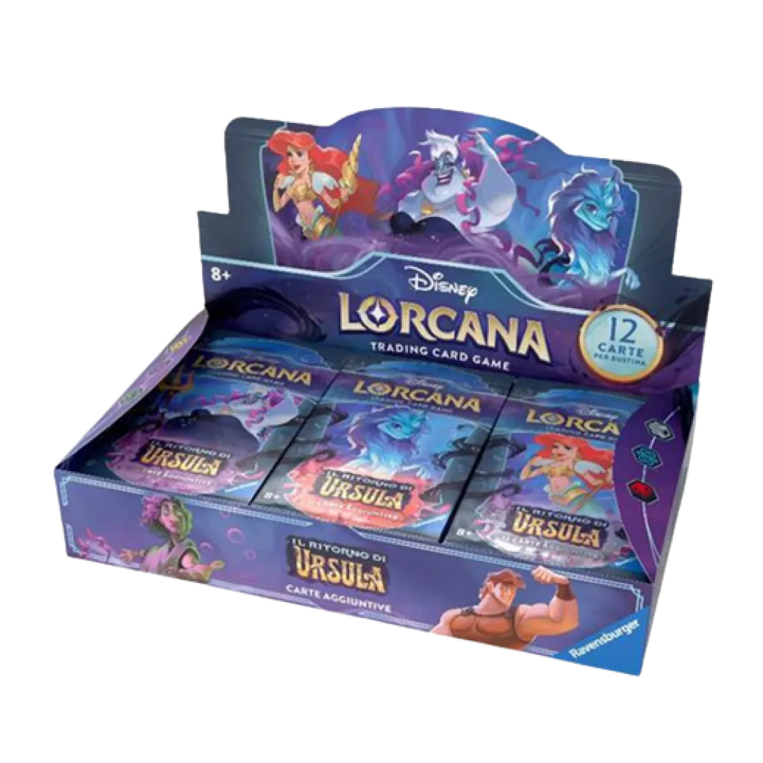 Il Ritorno di Ursula – Box 24 Bustine - Lorcana TCG Disney (ITA)