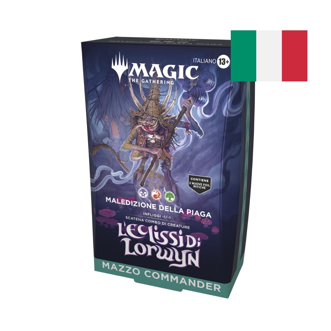 Maledizione Piaga - L'Eclissi di Lorwin - Mazzo Commander (ITA) - Magic: The Gathering | Otakura
