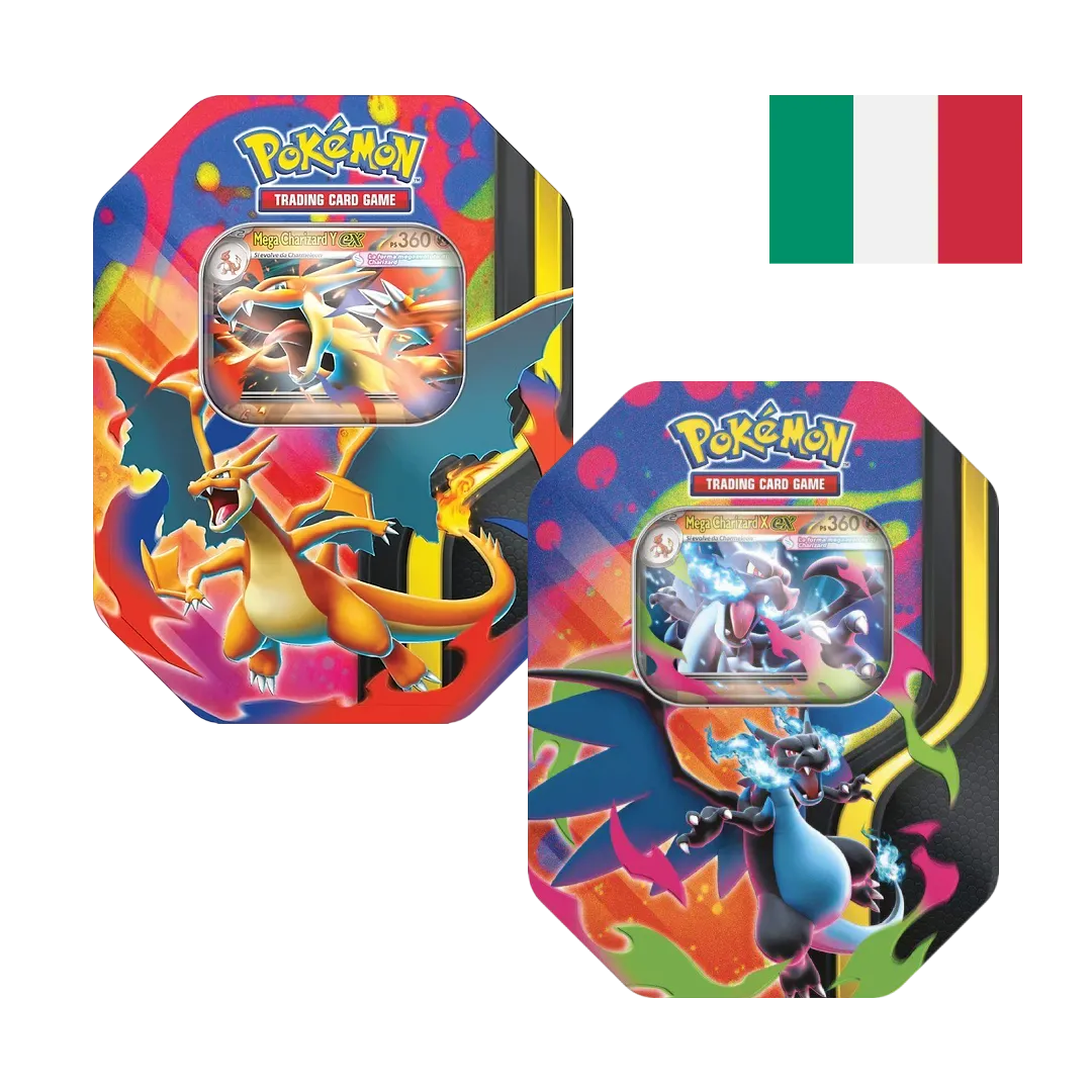 Mega Charizard ex X & Y Tin Set (IT) - Pokémon | Otakura