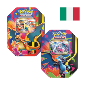 Mega Charizard ex X & Y Tin Set (IT) - Pokémon | Otakura