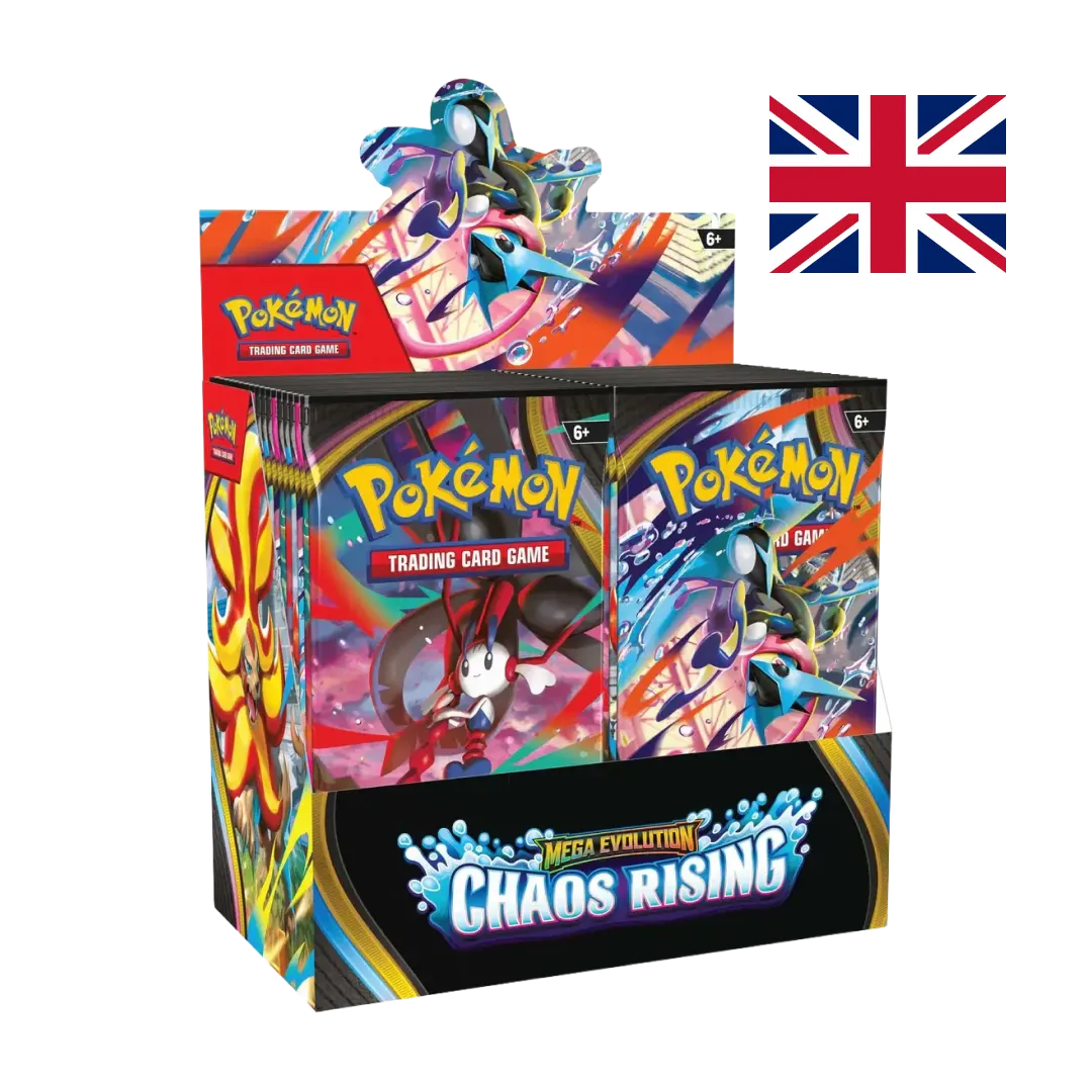 Mega Evolution: Chaos Rising - Booster Display da 36 Bustine - Pokémon TCG (ENG)