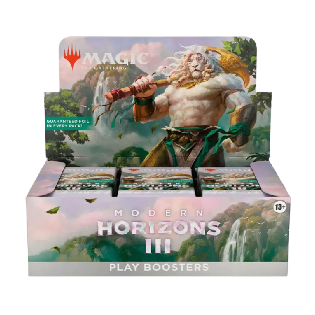 Il Play Booster Display di Modern Horizons 3 include 36 Play Booster per Magic: The Gathering