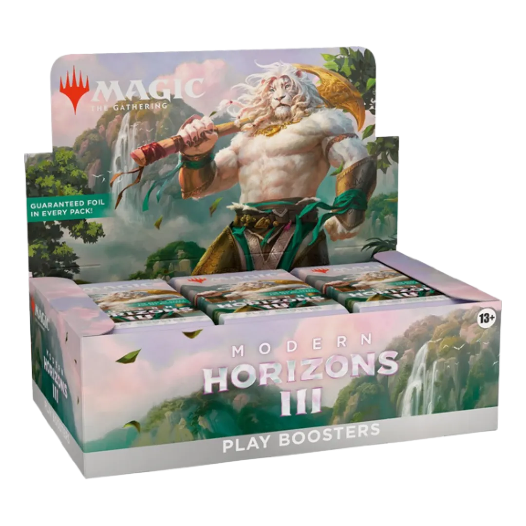 Il Play Booster Display di Modern Horizons 3 include 36 Play Booster per Magic: The Gathering