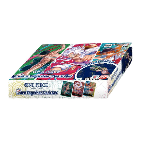 One Piece Learn Together Deck Set LD01 - Scatola con Luffy Zoro Nami - Kit starter educativo Bandai per principianti
