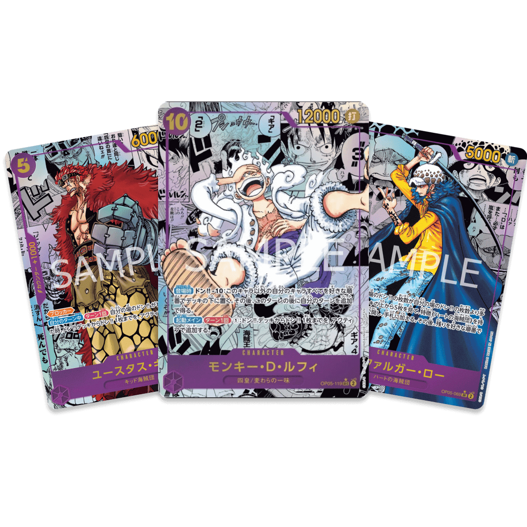 carta manga luffy kid law op05