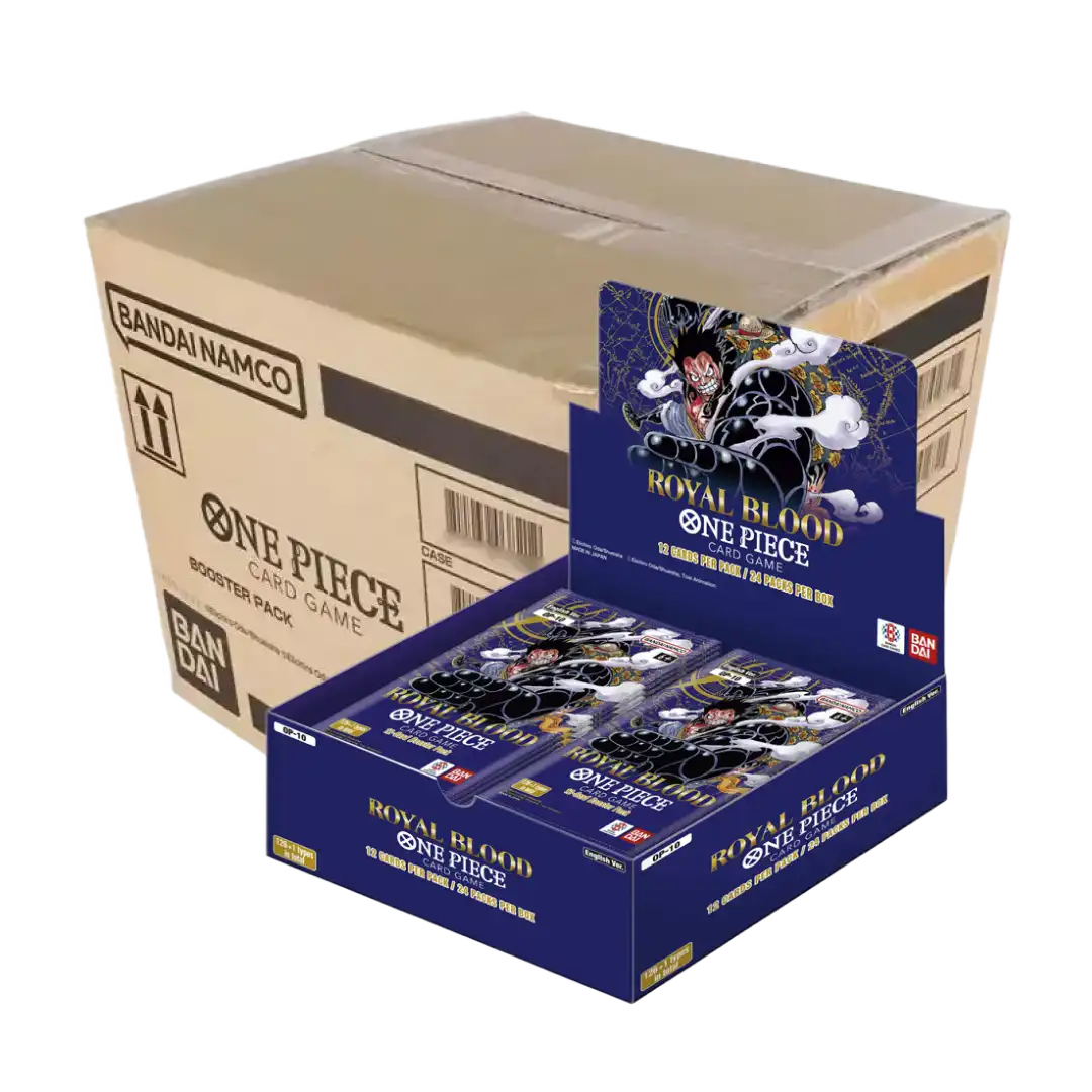 Case contenente 12 box dell'espansione Royal Blood di One Piece Card Game