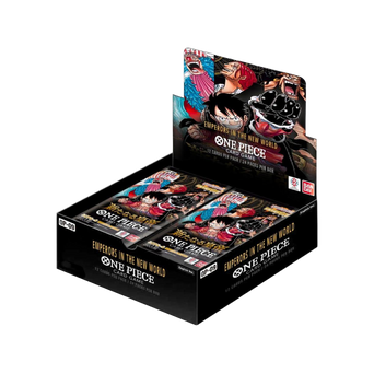 Box del 2nd Anniversario di One Piece con illustrazione dei 4 imperatori del set The Four Emperors OP09