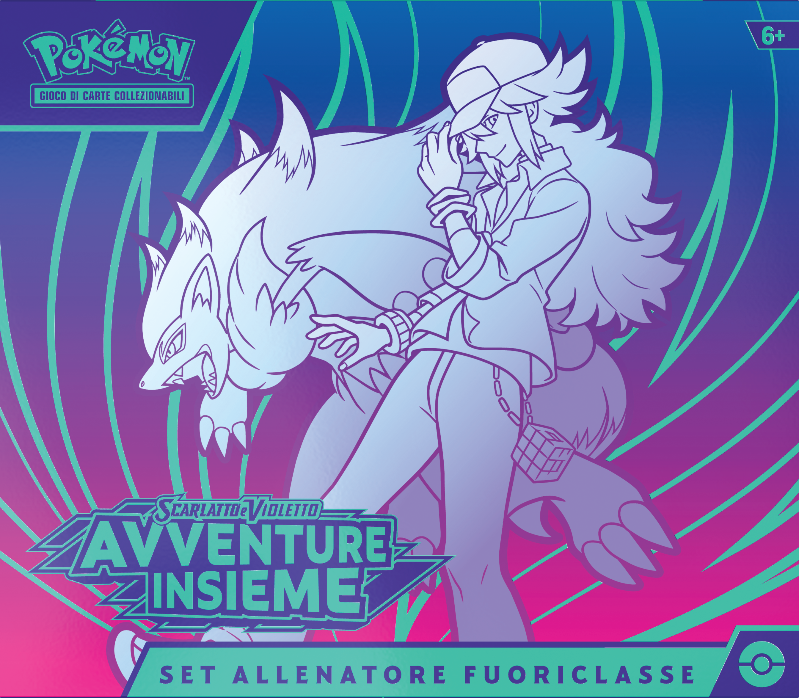 Il Set Allenatore Fuoriclasse di Avventure Insieme con l'illustrazione di con N e Zoroark