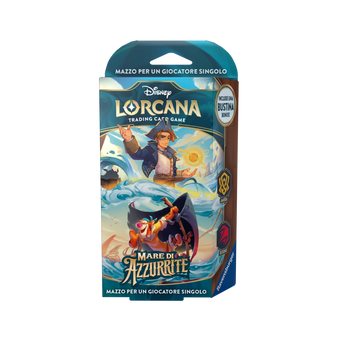 Starter Deck di Jim e Tigro nella versione Ambra/Rubino per Disney Lorcana
