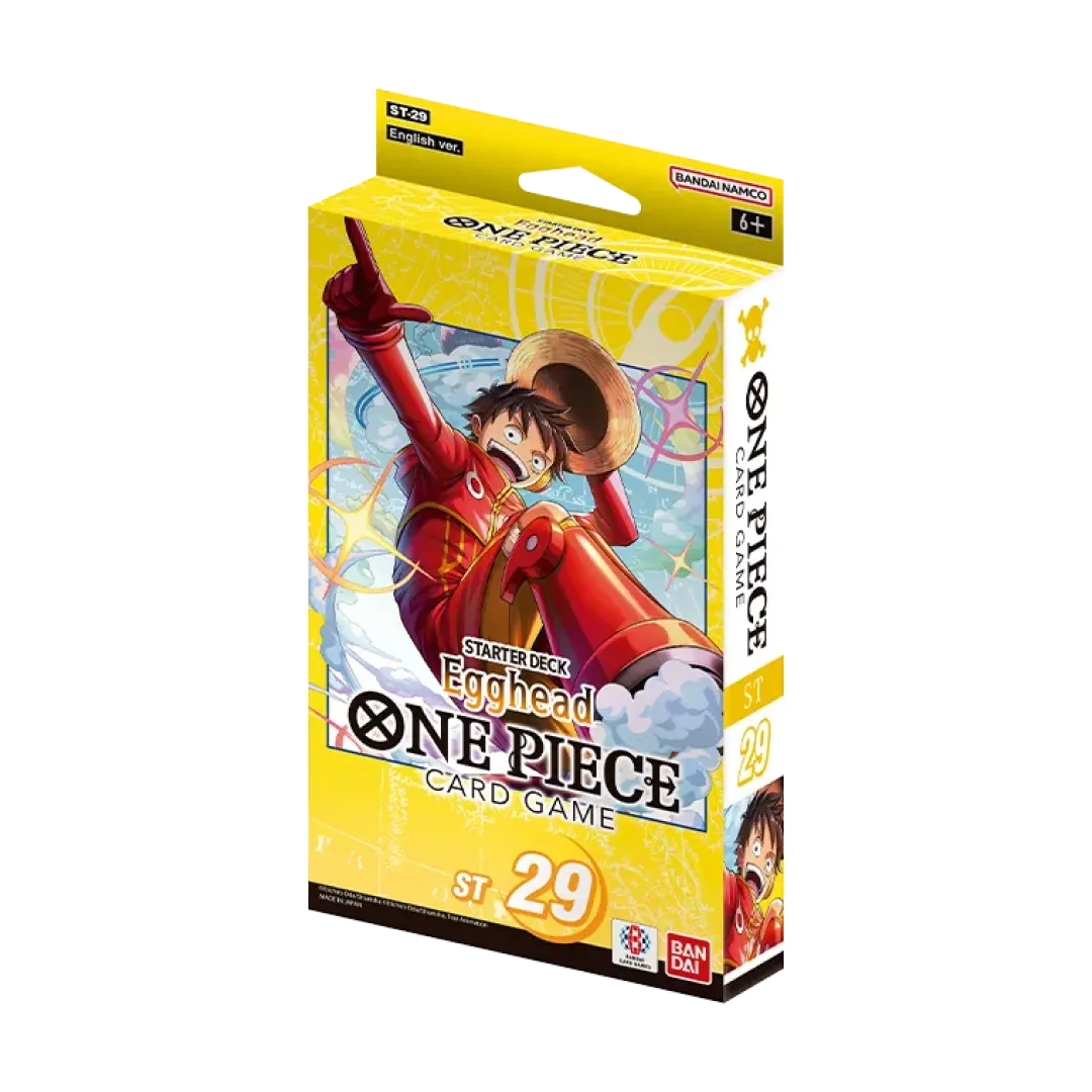 Starter Deck Egghead ST-29 One Piece Card Game con mazzo pronto, carte esclusive e leader Vegapunk