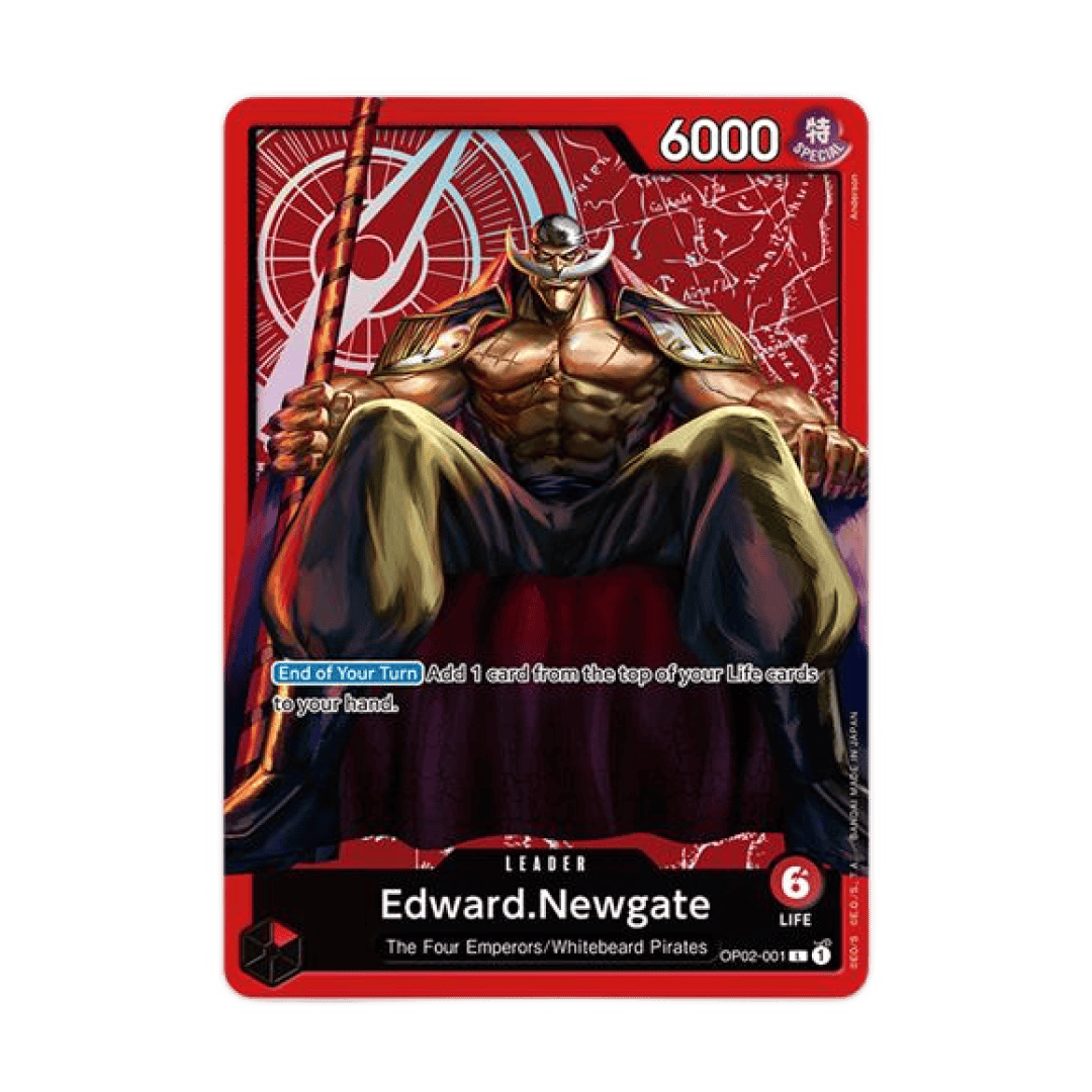 carta edward newgate di one piece card game