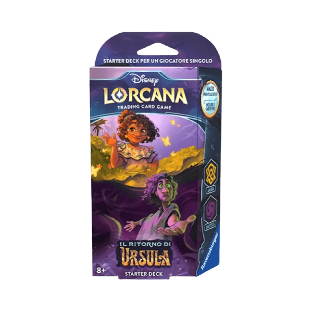 Starter Deck Ambra/Ametista - Il Ritorno di Ursula –  Lorcana TCG Disney (ITA)