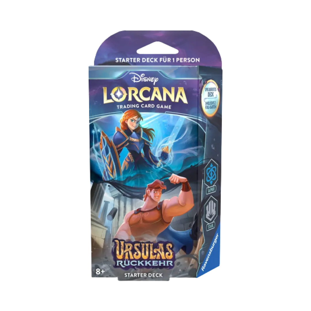 Starter Deck Zaffiro/Acciaio - Ursula's Return – Lorcana TCG Disney (ENG)