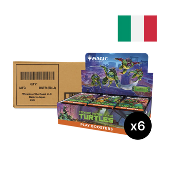Teenage Mutant Ninja Turtles - Case da 6 Play Booster Box (ITA)