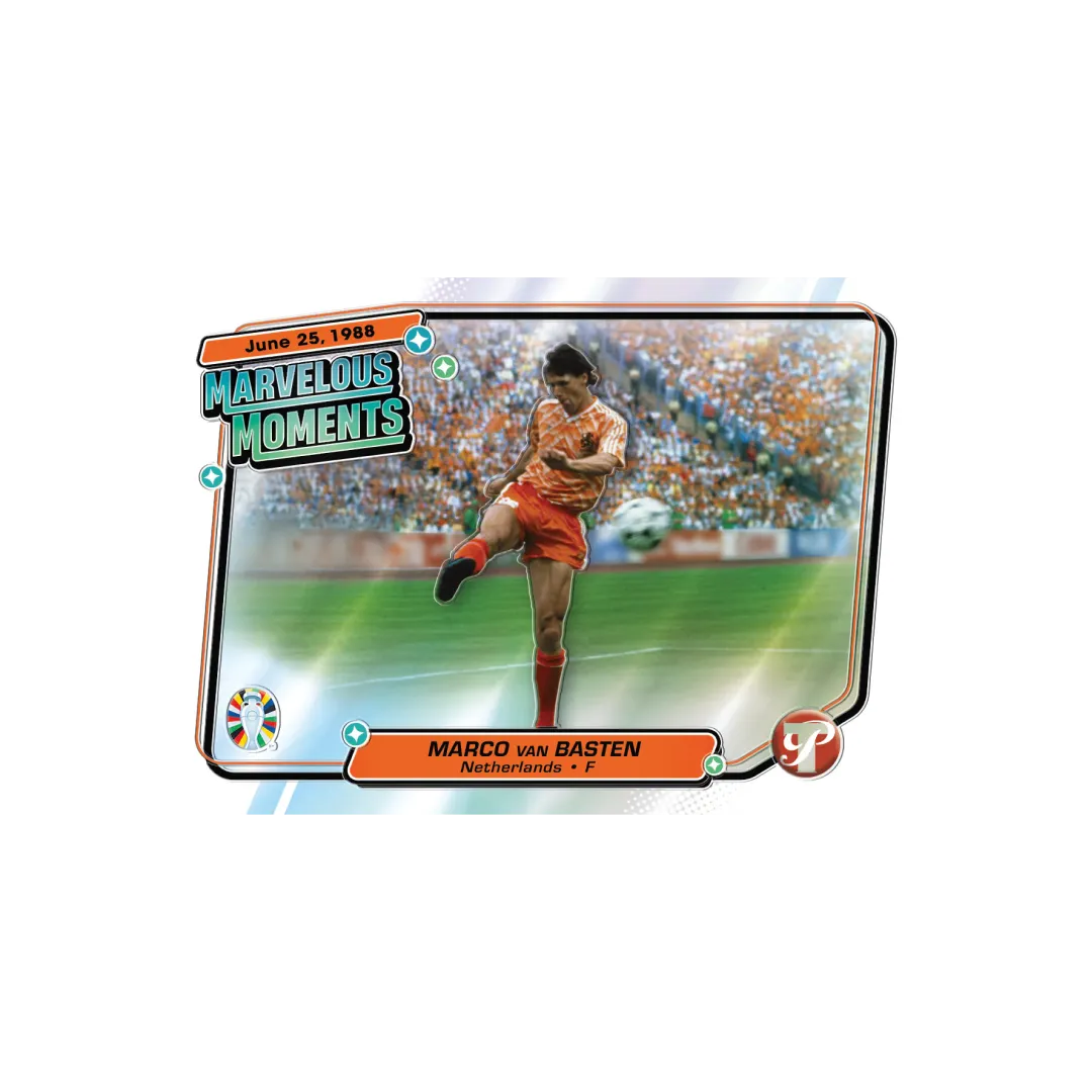 Carta di Marco Van Basten di Topps Pristine