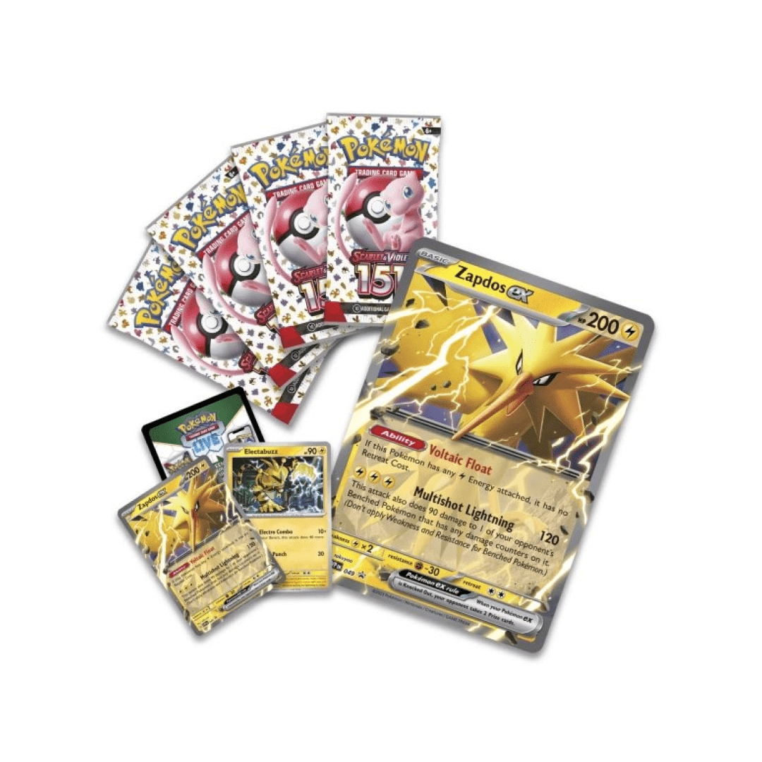 Pokemon 151 Zapdos-ex Collection (ENG) - Otakura.com
