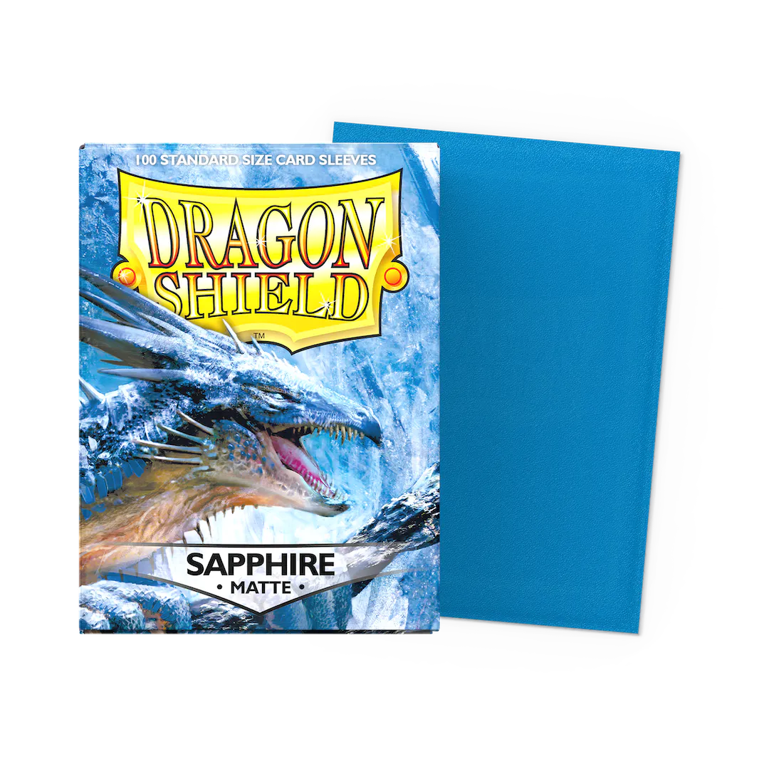 Standard Matte Sapphire (100 Bustine) Dragon Shield - Otakura.com