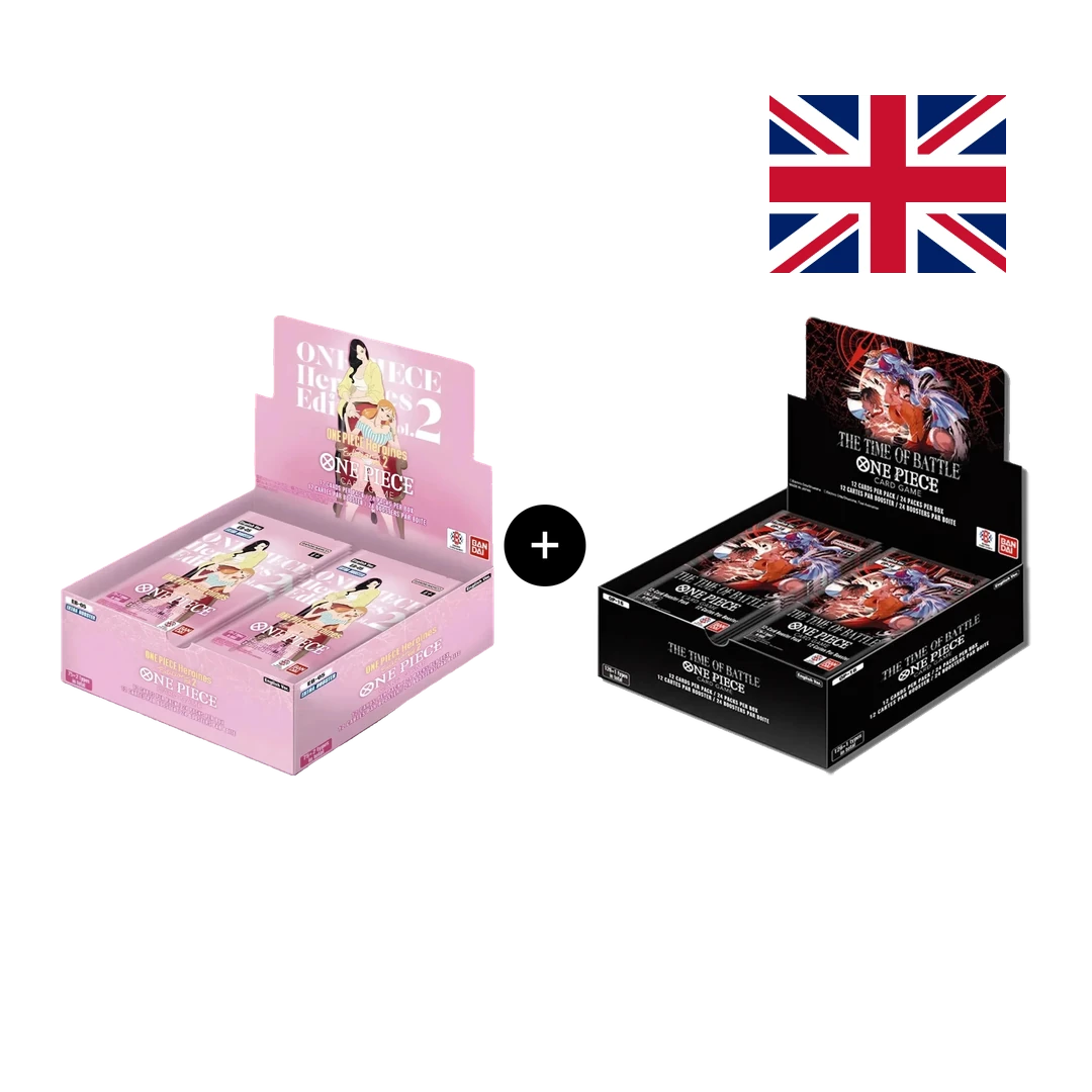 Bundle EB05 Heroines Edition Vol.2 + OP16 The Time of Battle - 2 Box da 24 Bustine - One Piece Card Game (ENG)