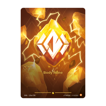 Riftbound Rune: Body Rune.