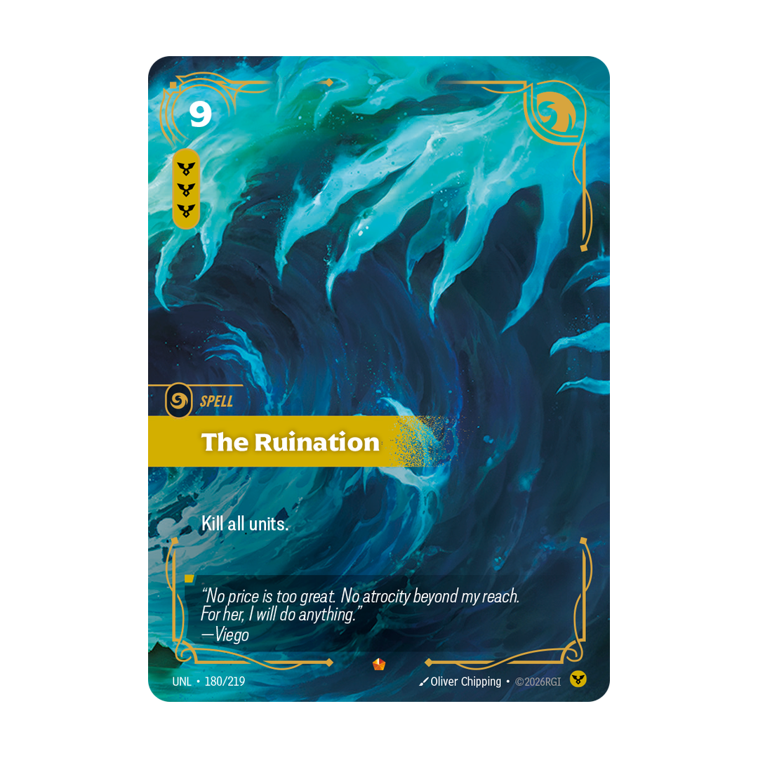 Riftbound Spell: The Ruination. Kill all units.
