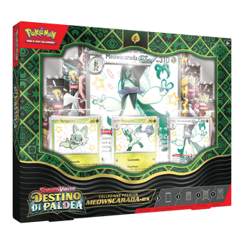 Collezione Premium Scarlatto e Violetto Destino di Paldea Meowscarada-ex (ITA)