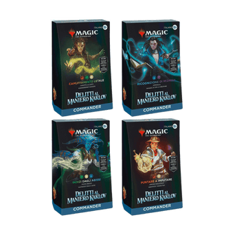 Bundle commander delitti al maniero Karlov in italiano per magic the gathering