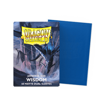 Small Japanese Matte Dual Wisdom (60 Bustine) Dragon Shield - Otakura.com