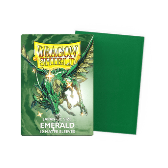 Small Japanese Matte Emerald (60 Bustine) Dragon Shield - Otakura.com
