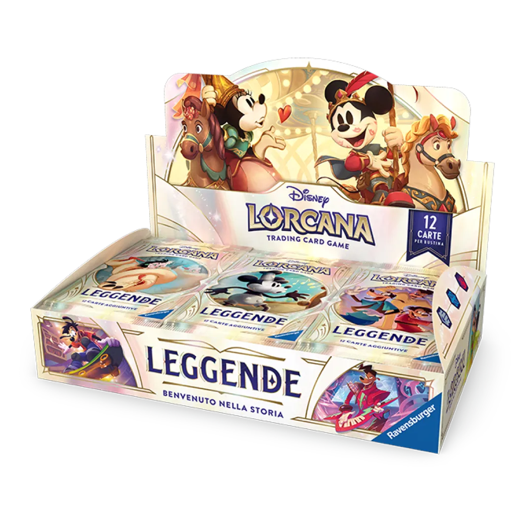 Leggende – Box 24 Bustine Booster – Disney Lorcana ITA