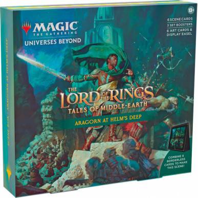 The Lord of the Rings: Tales of Middle-earth - Scene Box - Aragorn at Helm's Deep (ENG) - Otakura.com