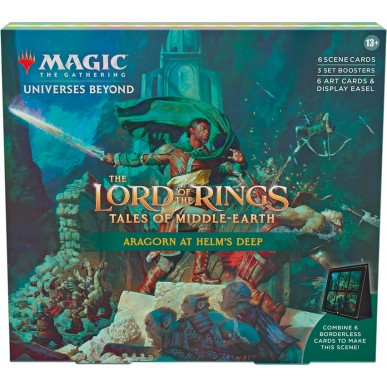 The Lord of the Rings: Tales of Middle-earth - Scene Box - Aragorn at Helm's Deep (ENG) - Otakura.com