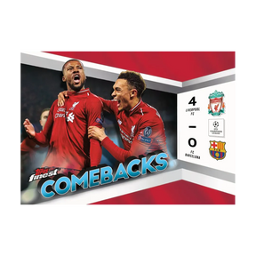 Carta Collezionabile "Come Backs" di Liverpool e Barcelona