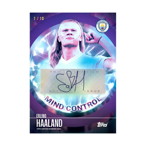 Carta Collezionabile di Erling Haaland del Team Set Manchester City per Topps