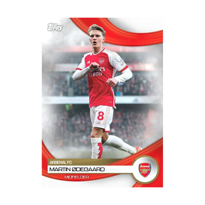 Carta Collezionabile di Martin Odegaard del Team Set Arsenal per Topps