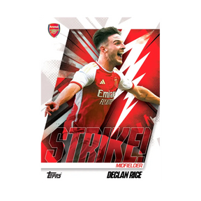 Carta Collezionabile di Declan Rice del Team Set Arsenal per Topps