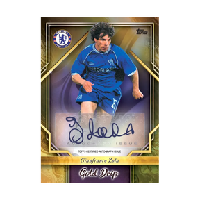 Carta Collezionabile di Gianfranco Zola - Chelsea FC Official Team